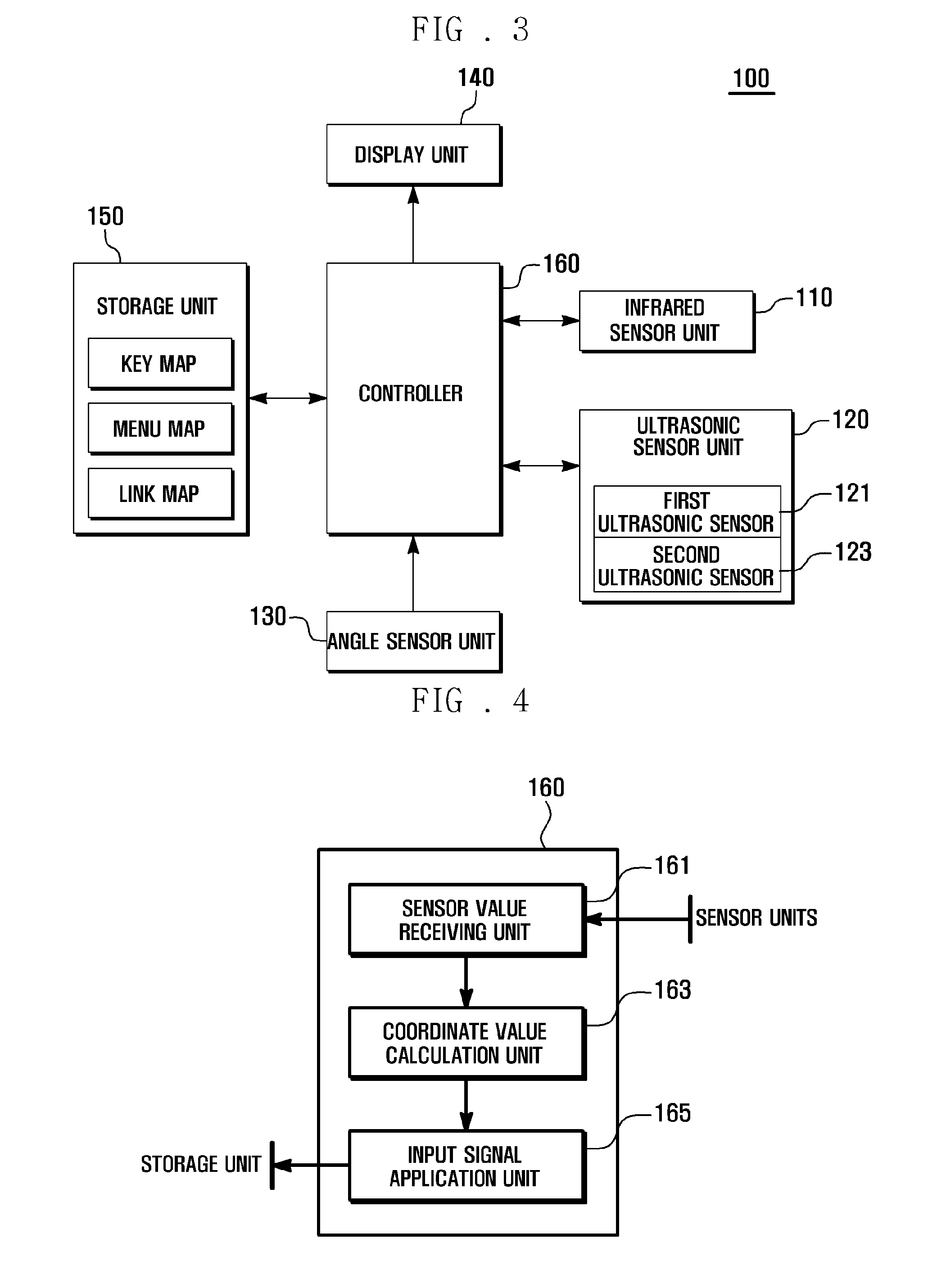 Input device for foldable display device and input method thereof