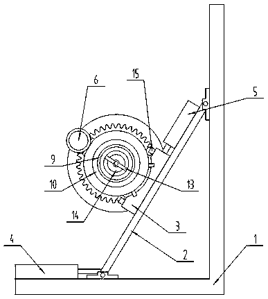 Active-rotation inner-spraying spray head and using method