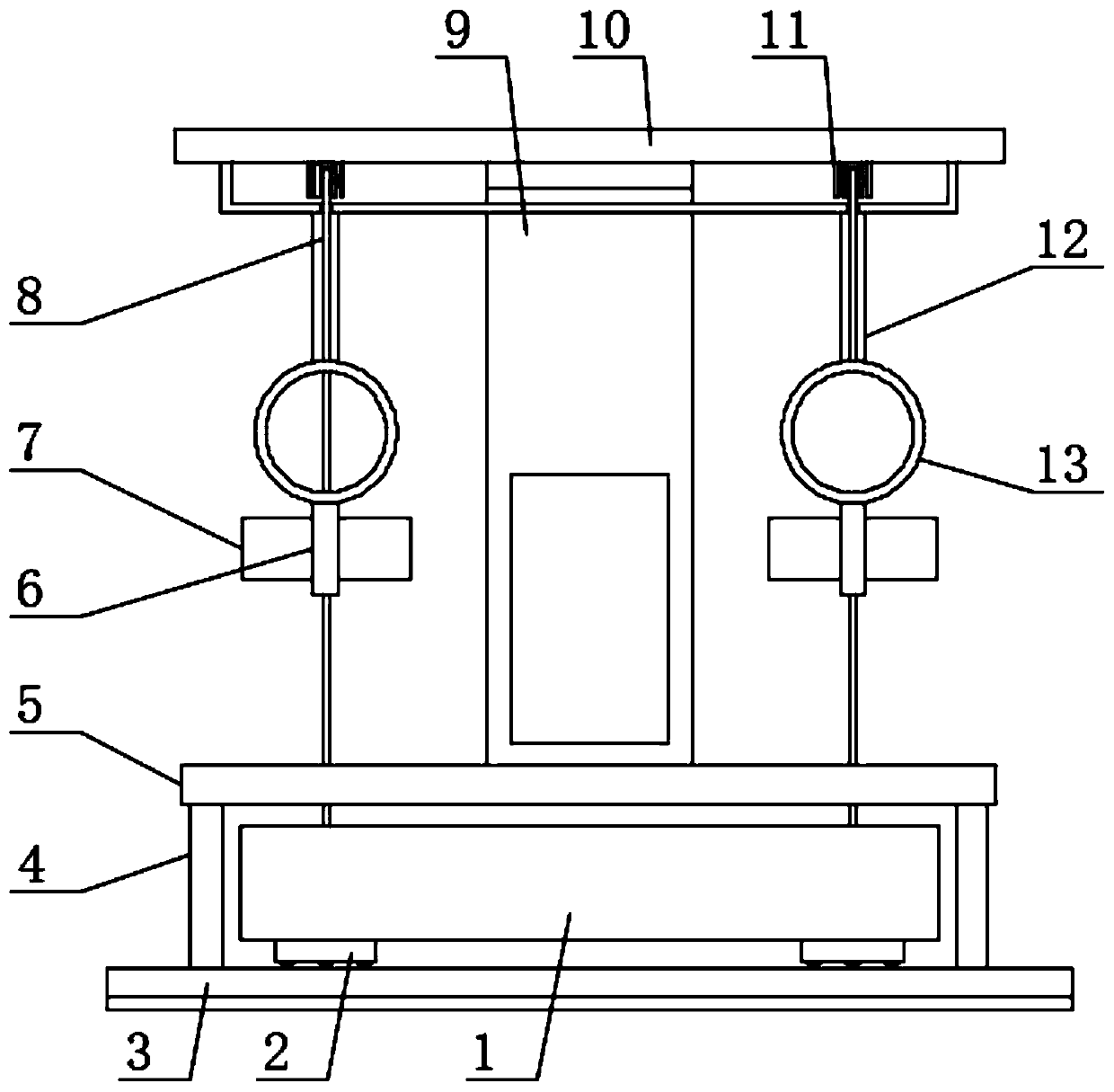 Rehabilitation exercise device for orthopedic nursing