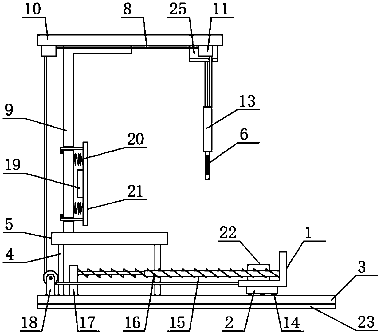 Rehabilitation exercise device for orthopedic nursing