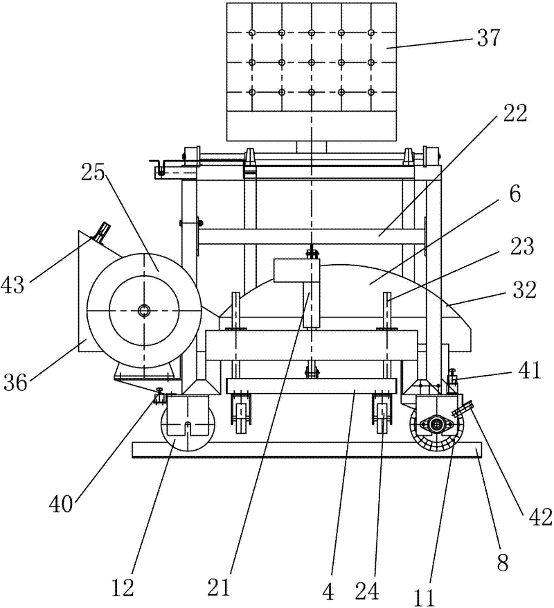 Self-propelled tobacco seedling leaf cutting equipment