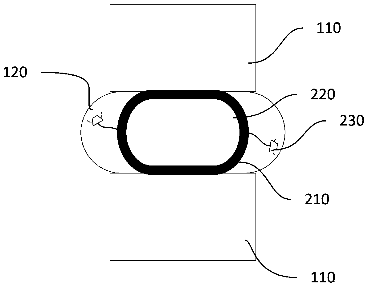 Ucleus pulposus prosthesis device implanted into intervertebral disc fibrous ring, a manufacturing method and filling device of nucleus pulposus prosthesis device