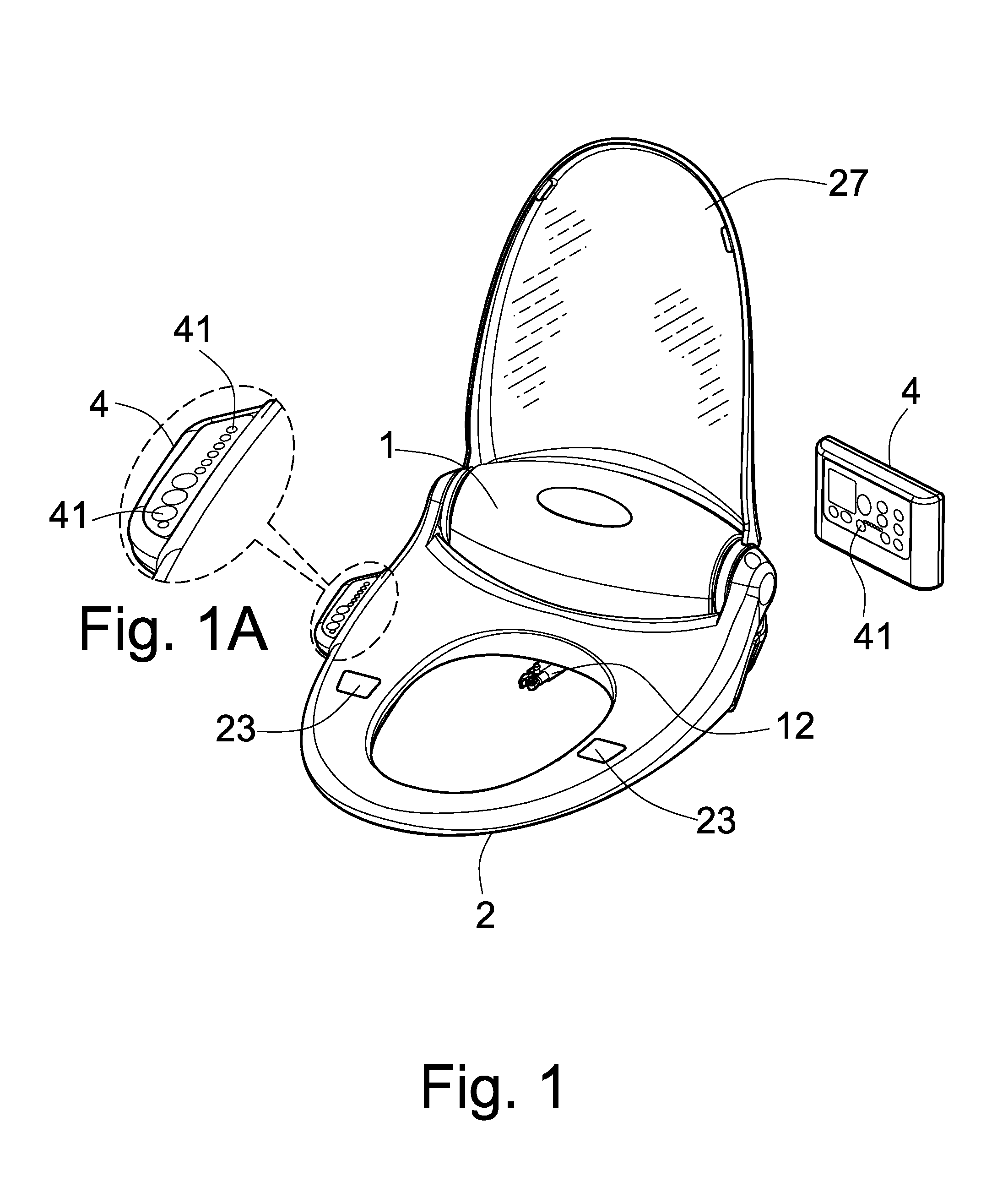 Touch Control Toilet Seat Device