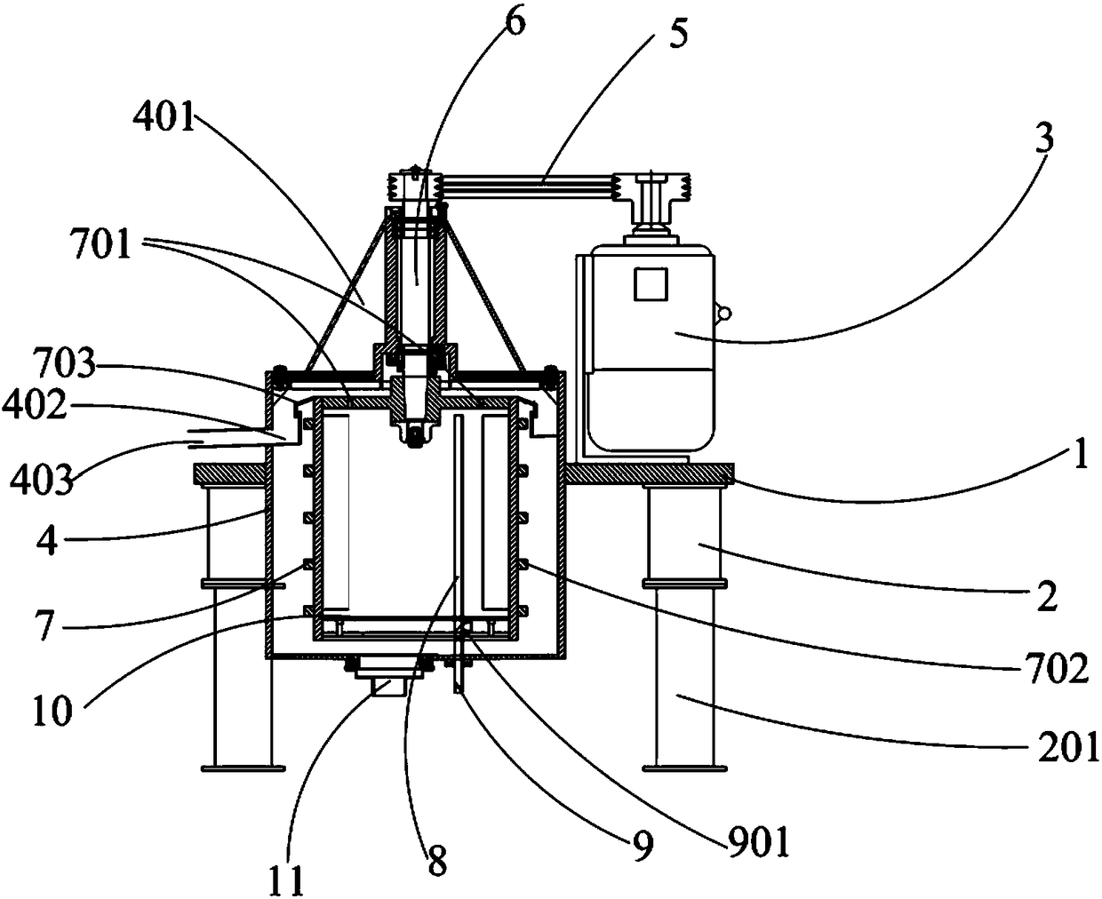 High-rotating-rate centrifugal machine