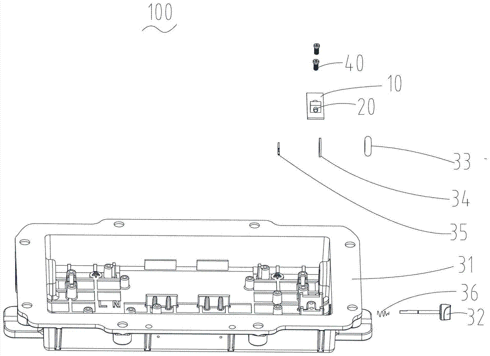 Knob structure and lamps