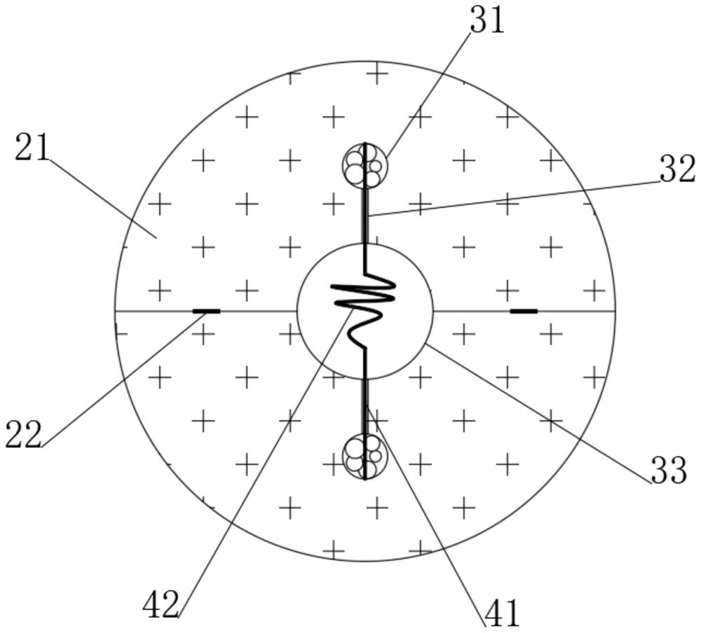 Foundation settlement multi-ball-point detection method