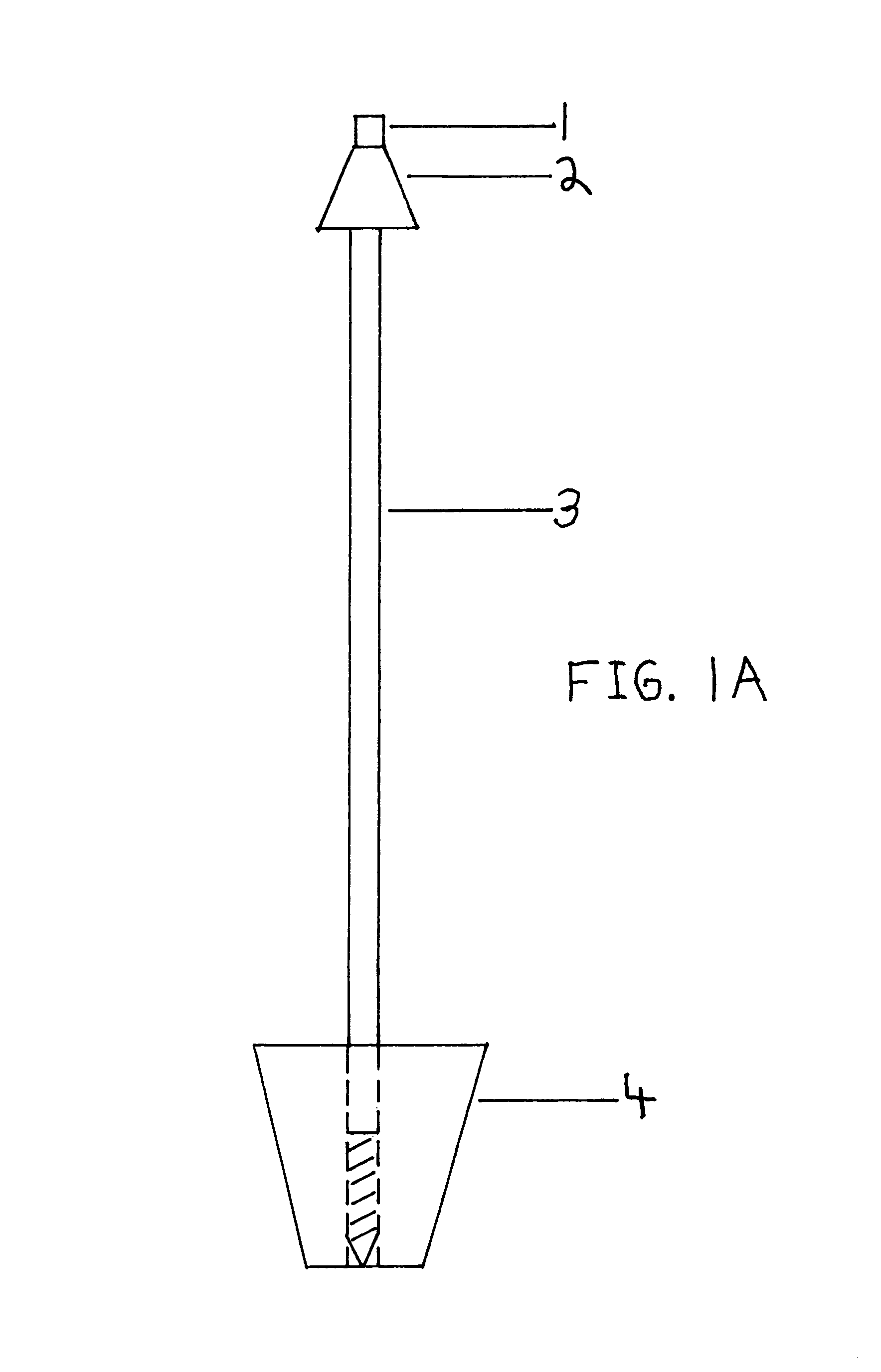 Practice insertion tip golf tee anchor