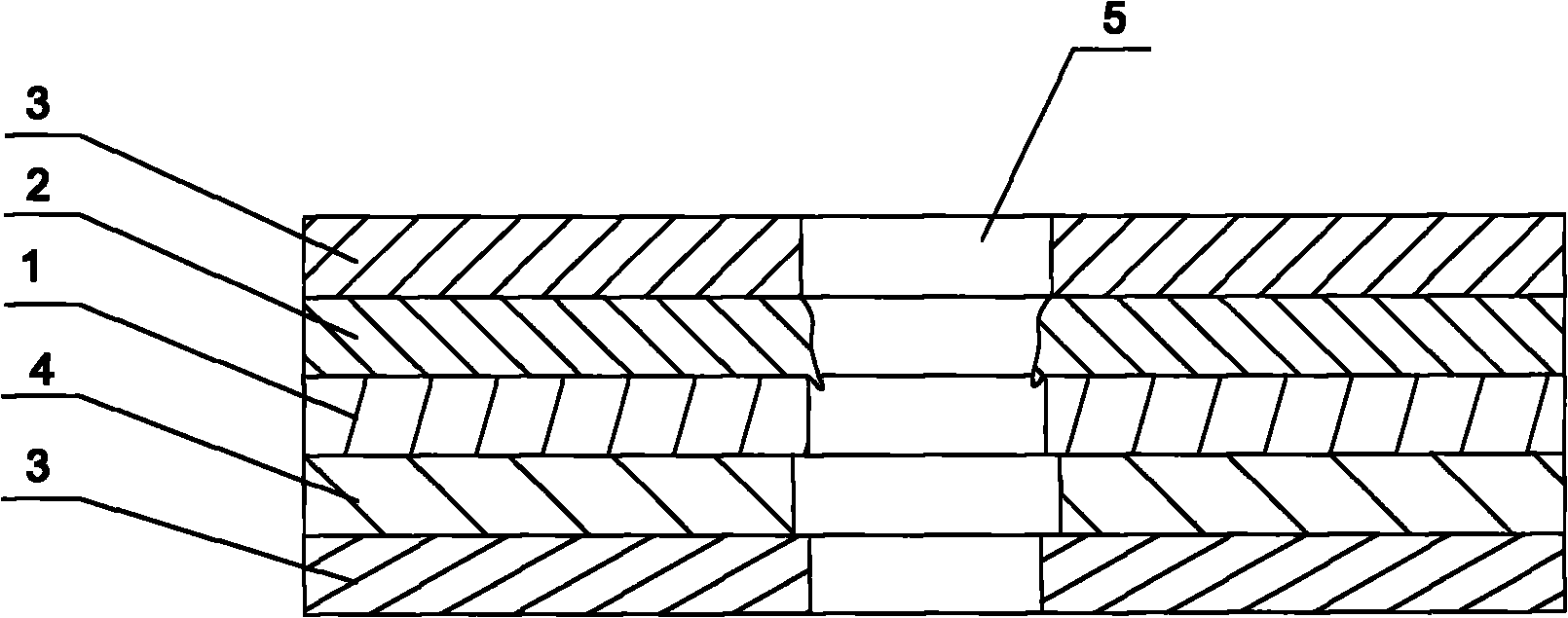 Broken-line etching design method of soft printed circuit board electroplating lead