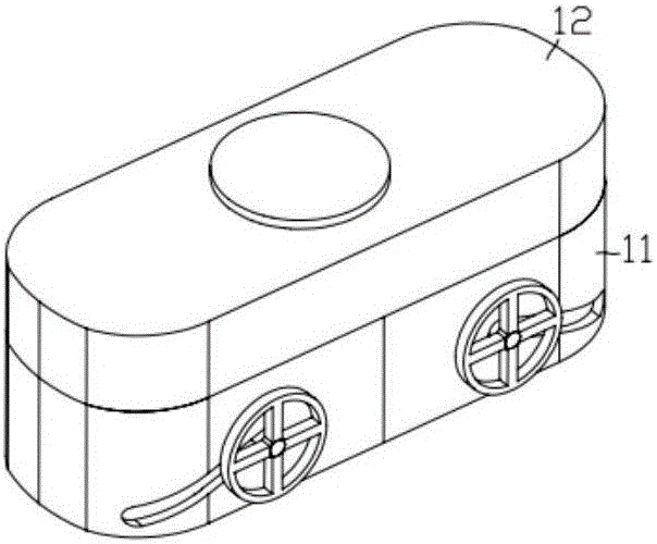 Six-shaft robot capable of moving freely