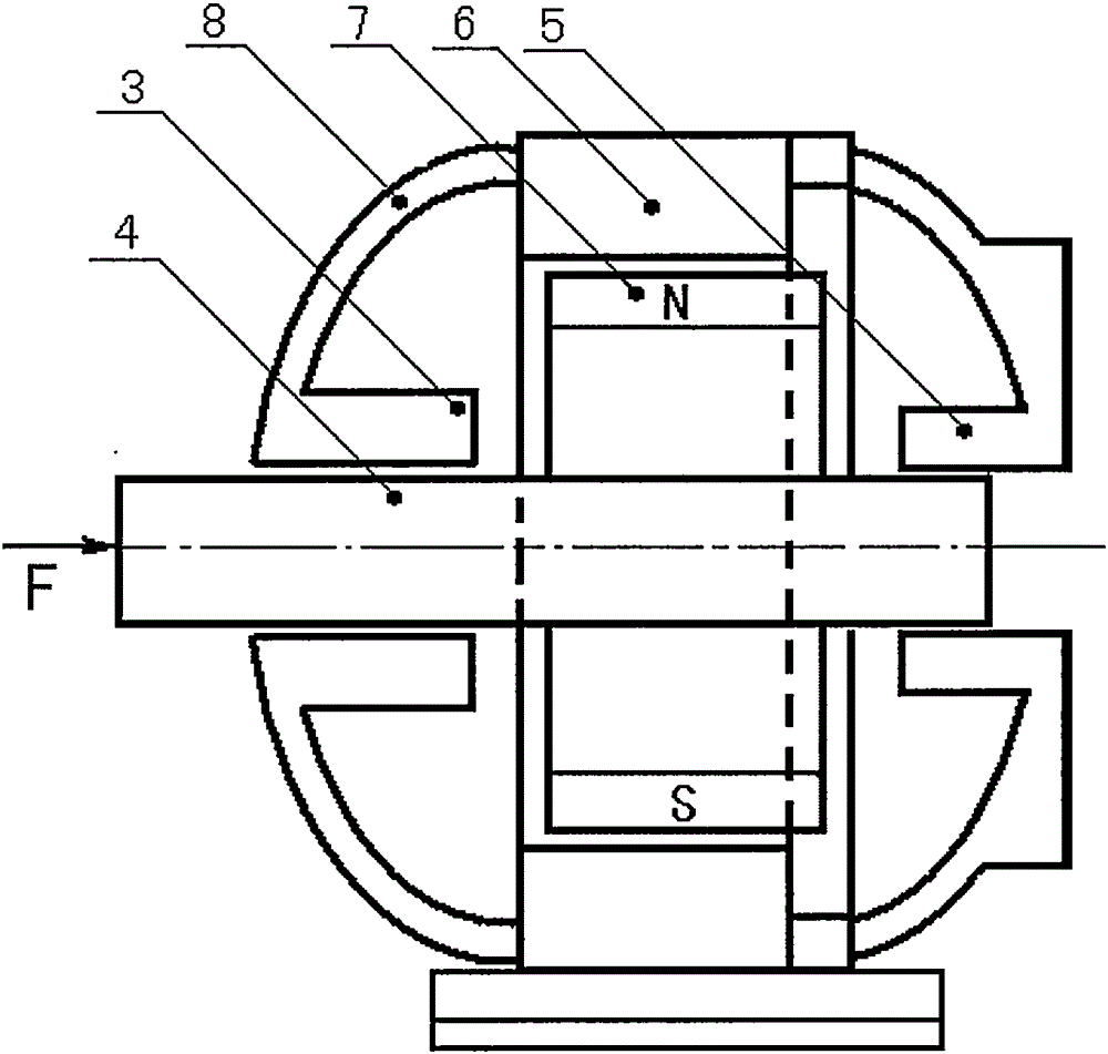 High-cost-performance magnetic suspension horizontal shaft wind generating set