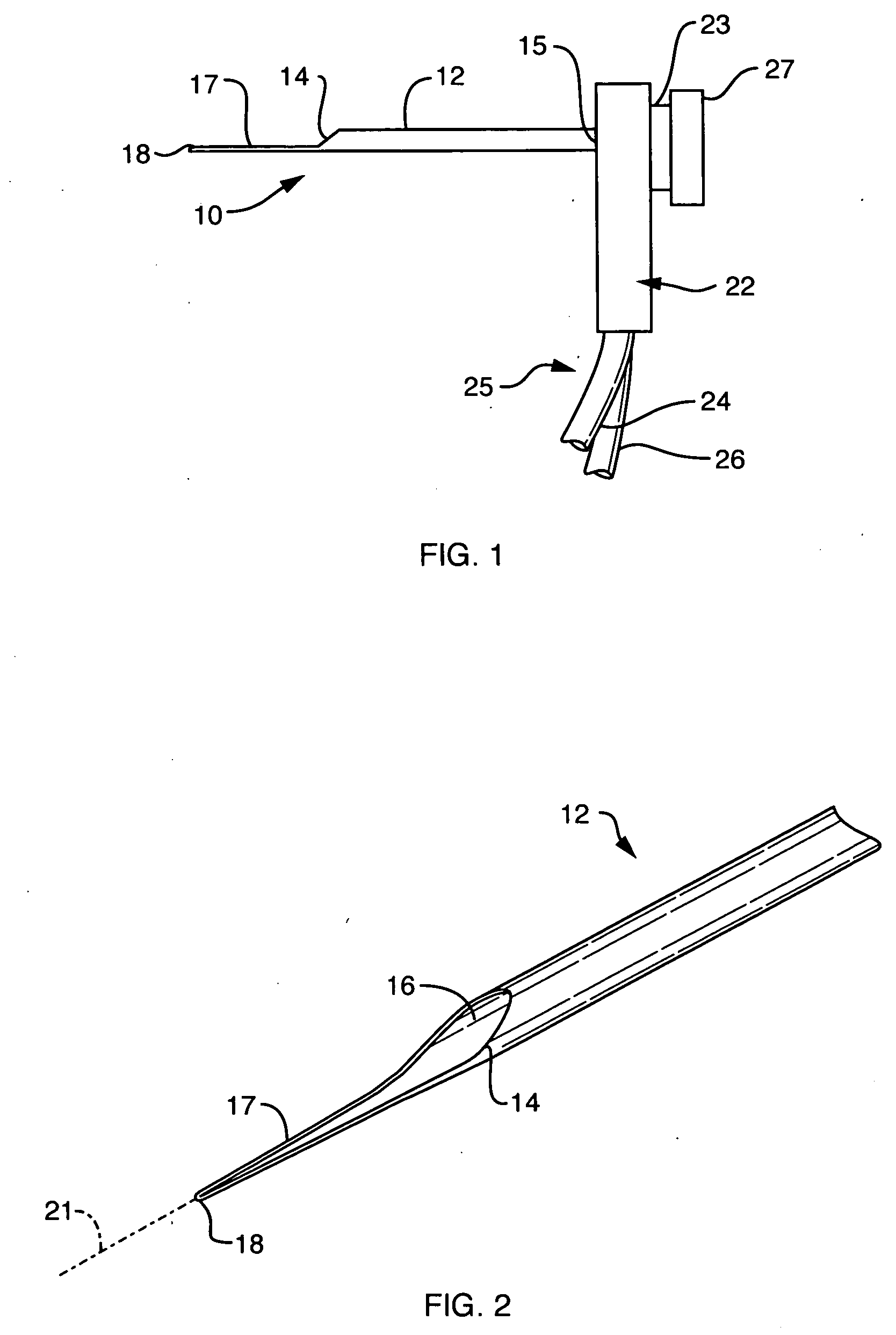 Ductal lavage catheter having an off-axis tip