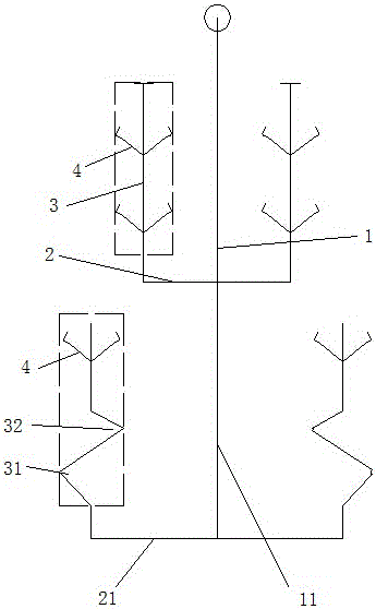 Suspension for efficient painting of auto parts