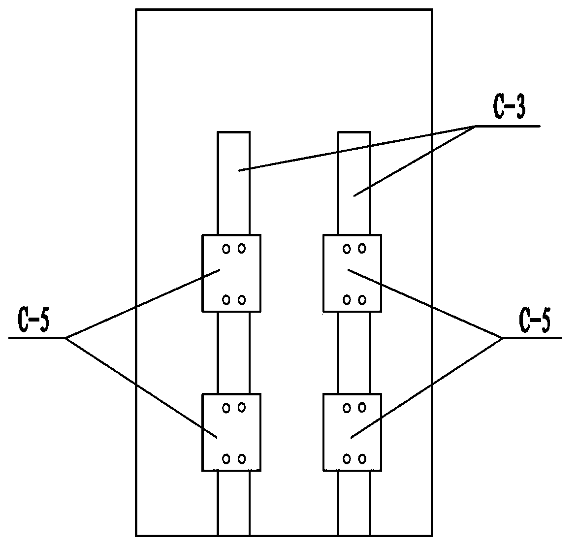 Welding gun regulating device applied to welding of horizontal H-shaped steel