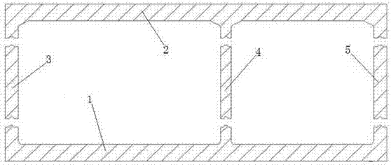 Assembly-type down-penetration tunnel