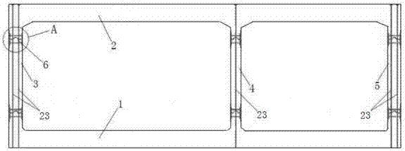 Assembly-type down-penetration tunnel