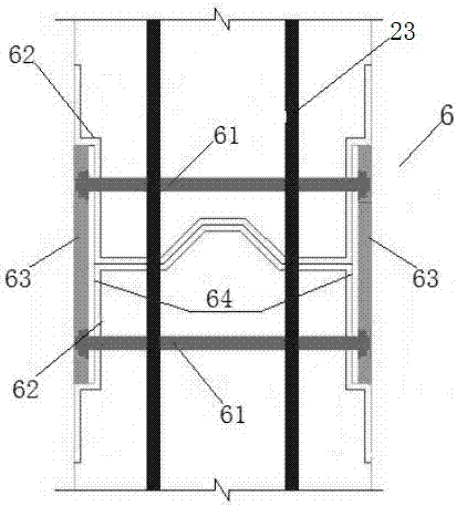 Assembly-type down-penetration tunnel