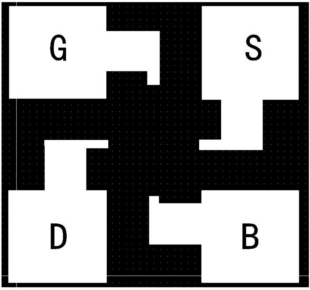 Layout comparing schematic verifying method and device of discrete device