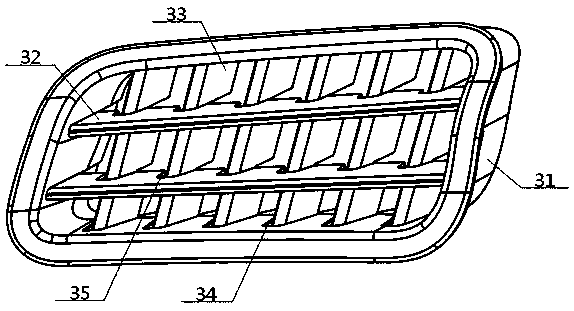 Tuyere duct system used for side window defrosting