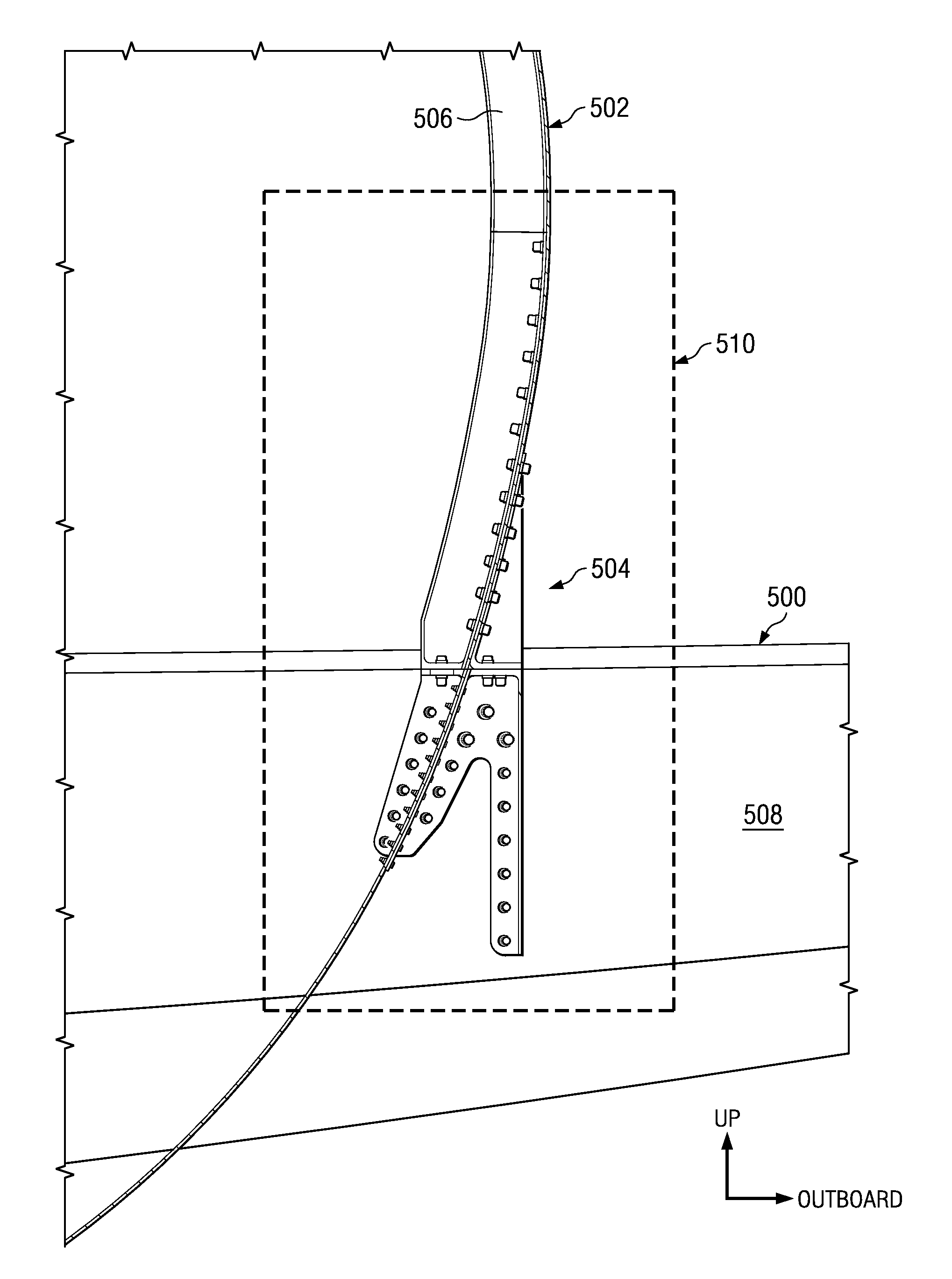 Method and apparatus for attaching a wing to a body