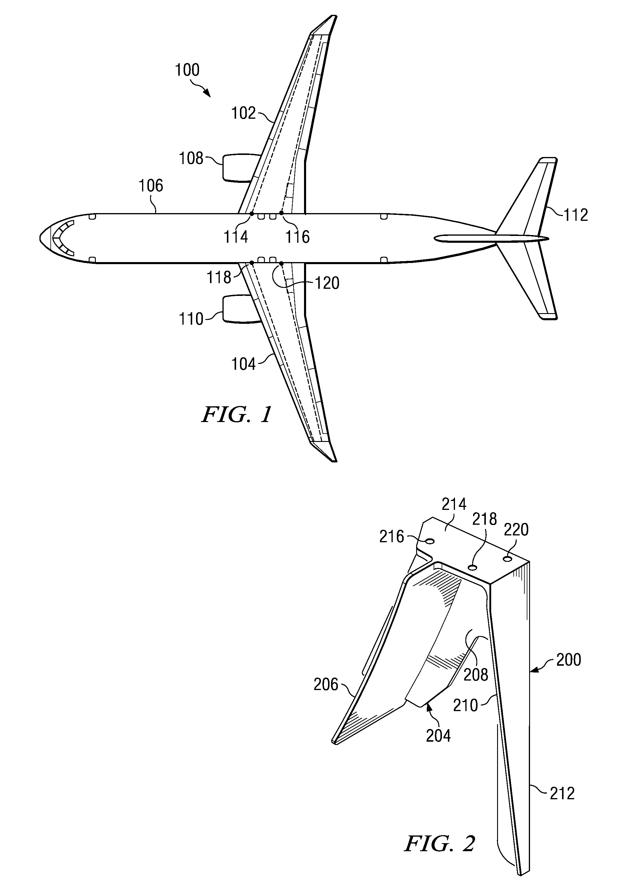 Method and apparatus for attaching a wing to a body