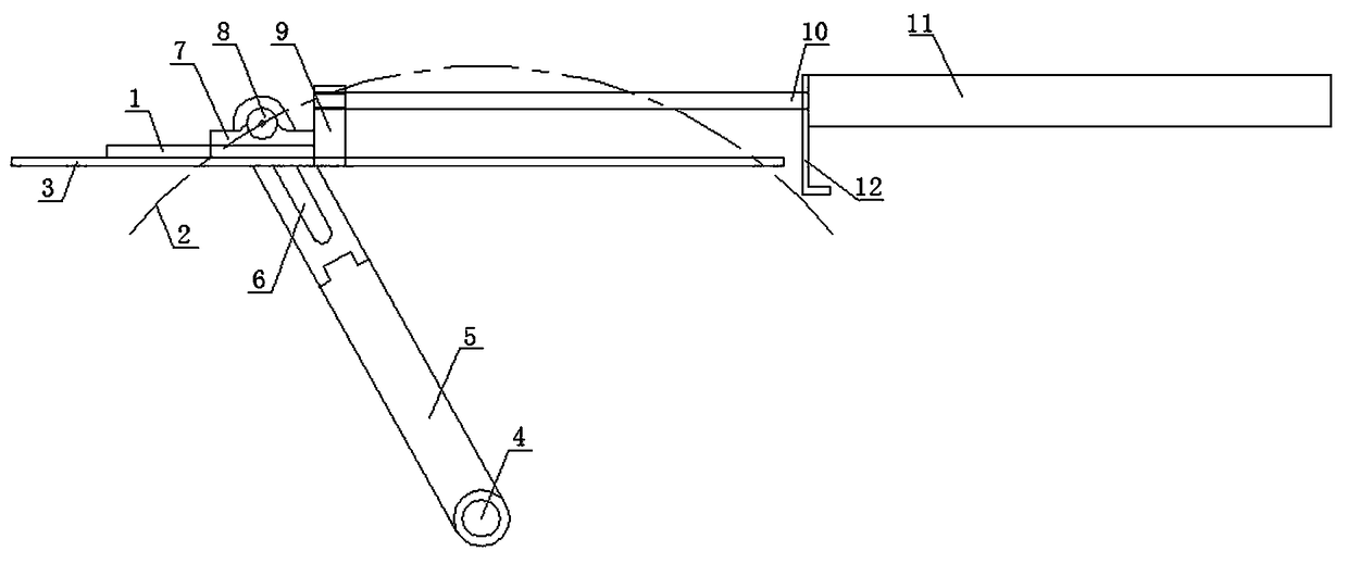 Linear pneumatic drive device for overturning platform