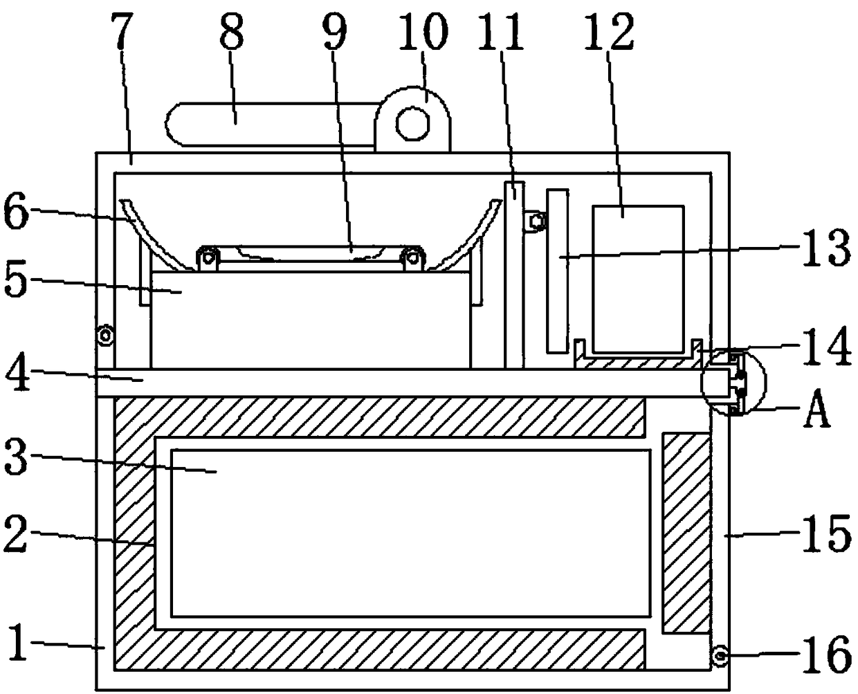 Unmanned aerial vehicle storage box with communication assisting function