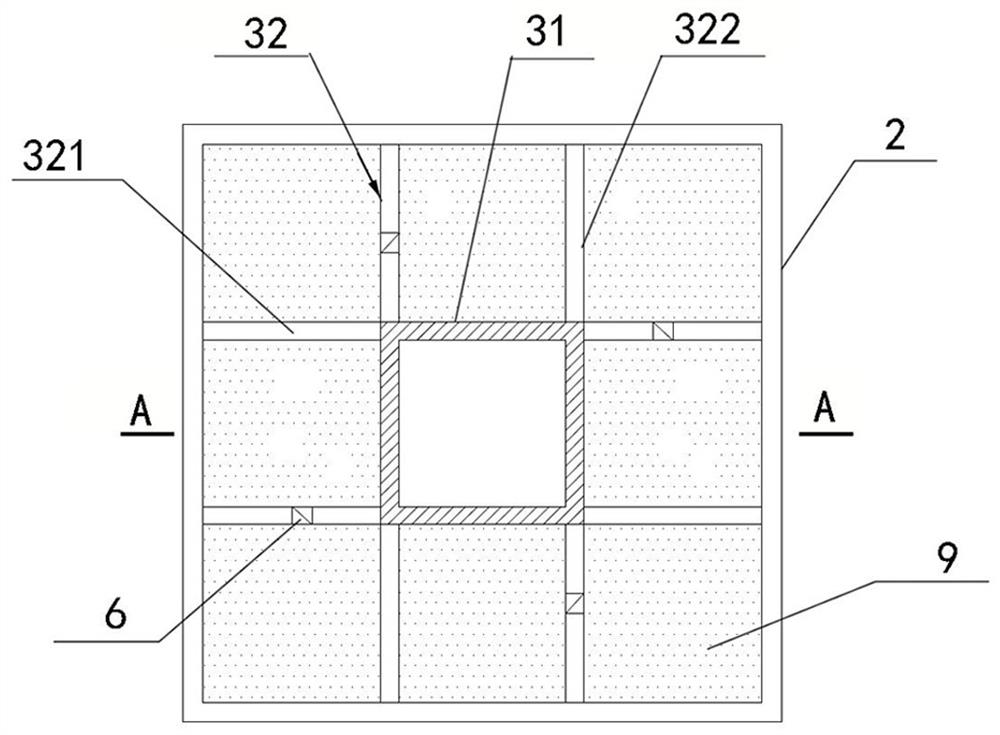 A construction method of a high-level water tower for a large-volume multi-zone water tank