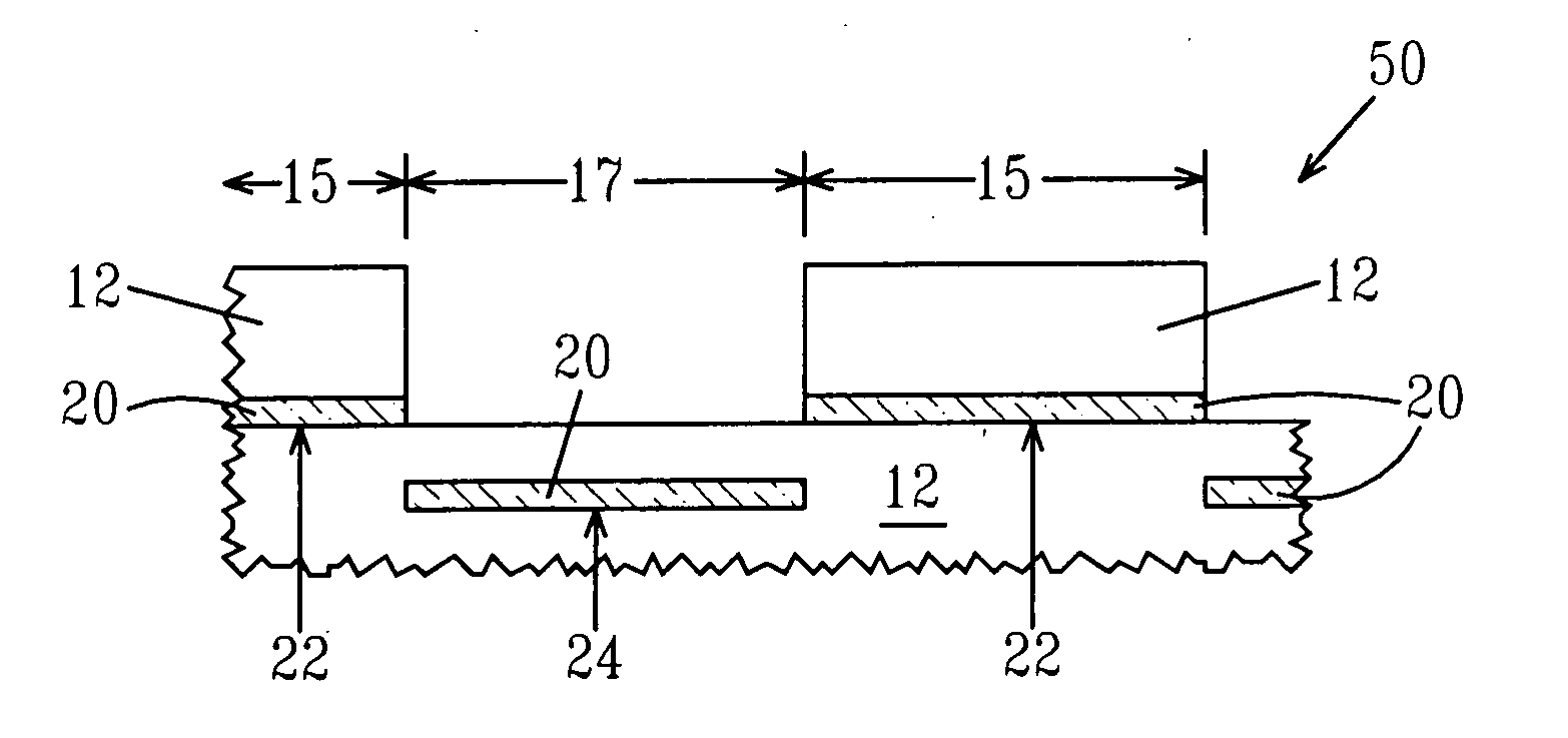 Patterning SOI with silicon mask to create box at different depths