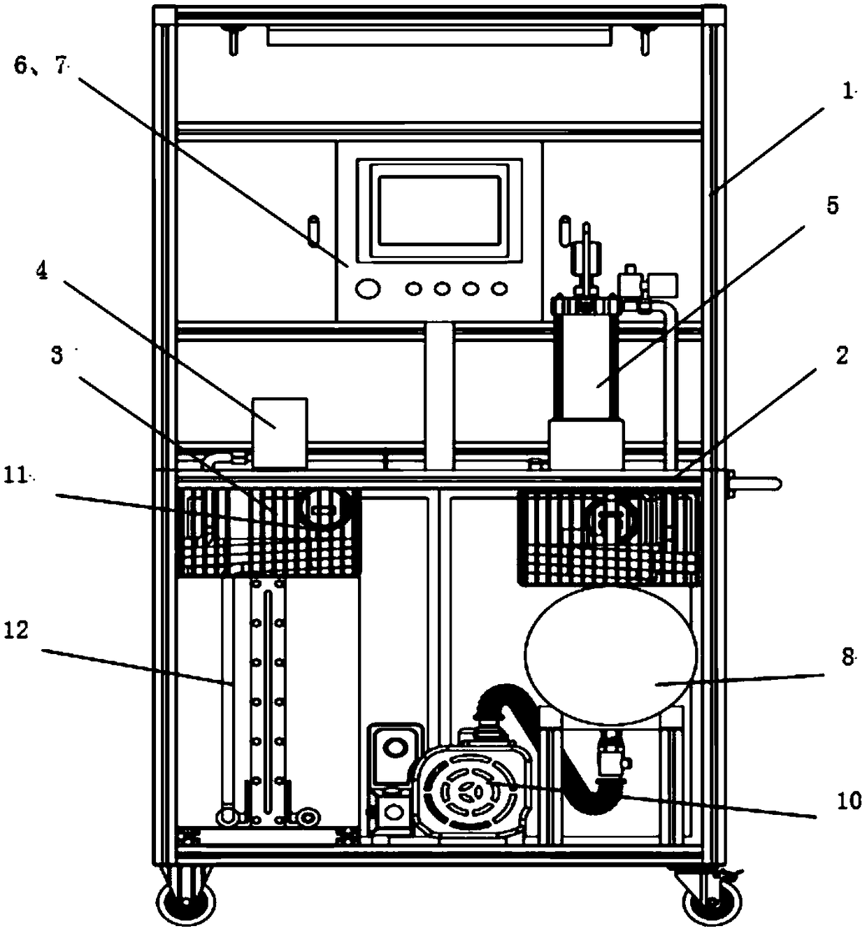 Vacuumizing oil injection system and method of hydraulic spring operating mechanism