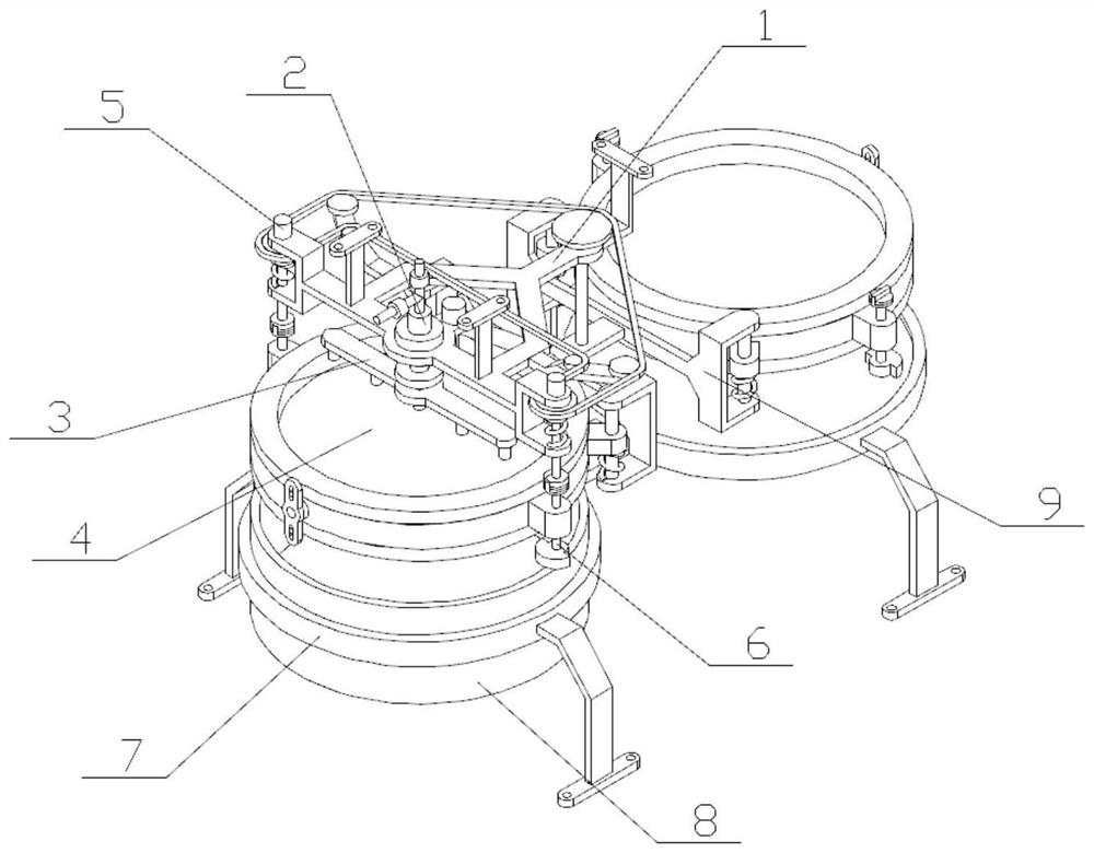 Industrial papermaking wastewater treatment device