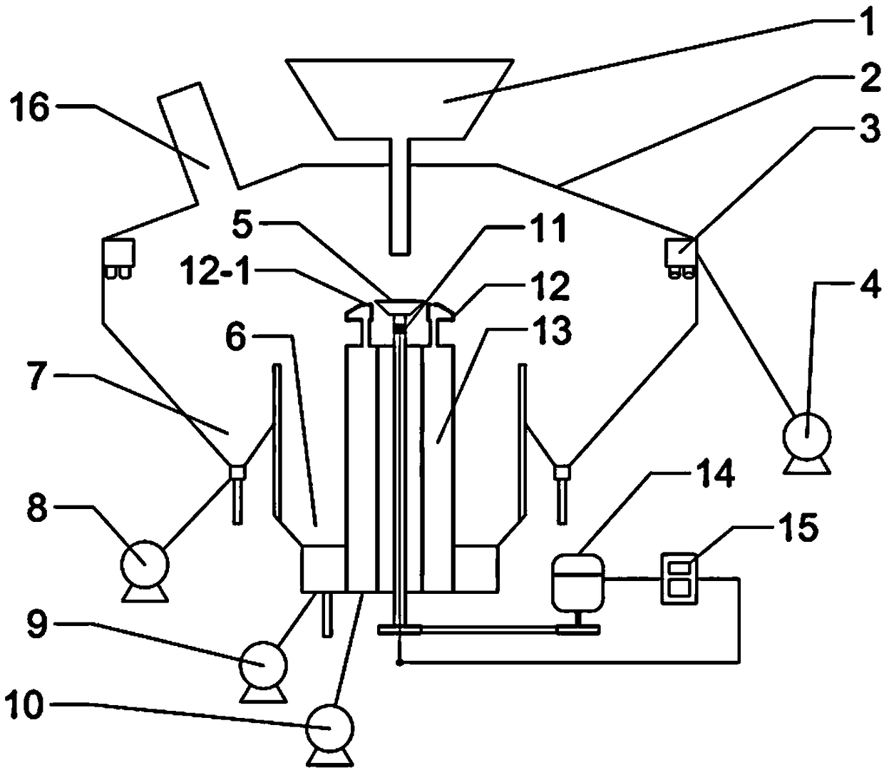 Slag dry granulation waste heat recovery device with self-regulating and anti-slagging functions