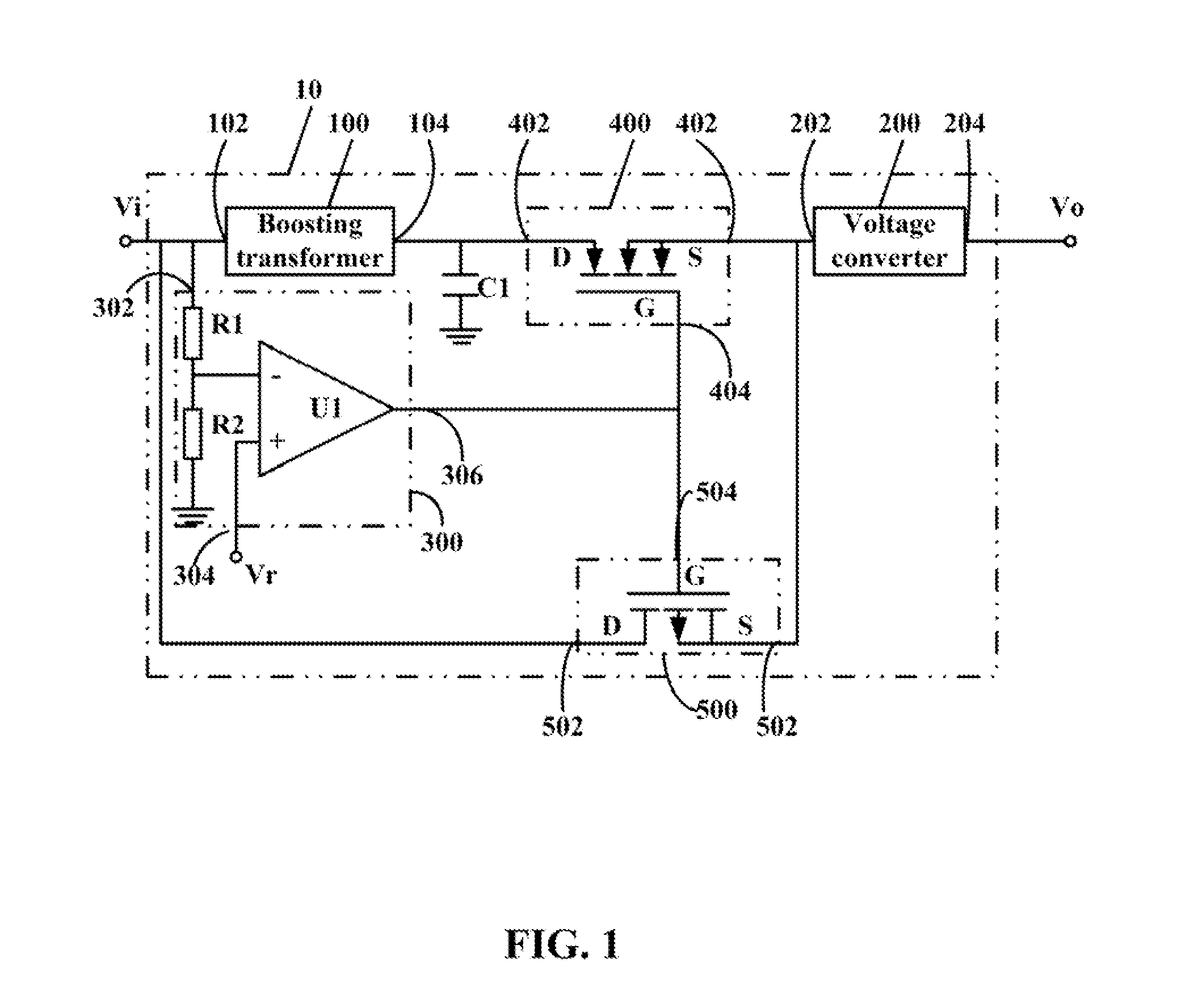 Power source circuit for use in digital subscriber line modem