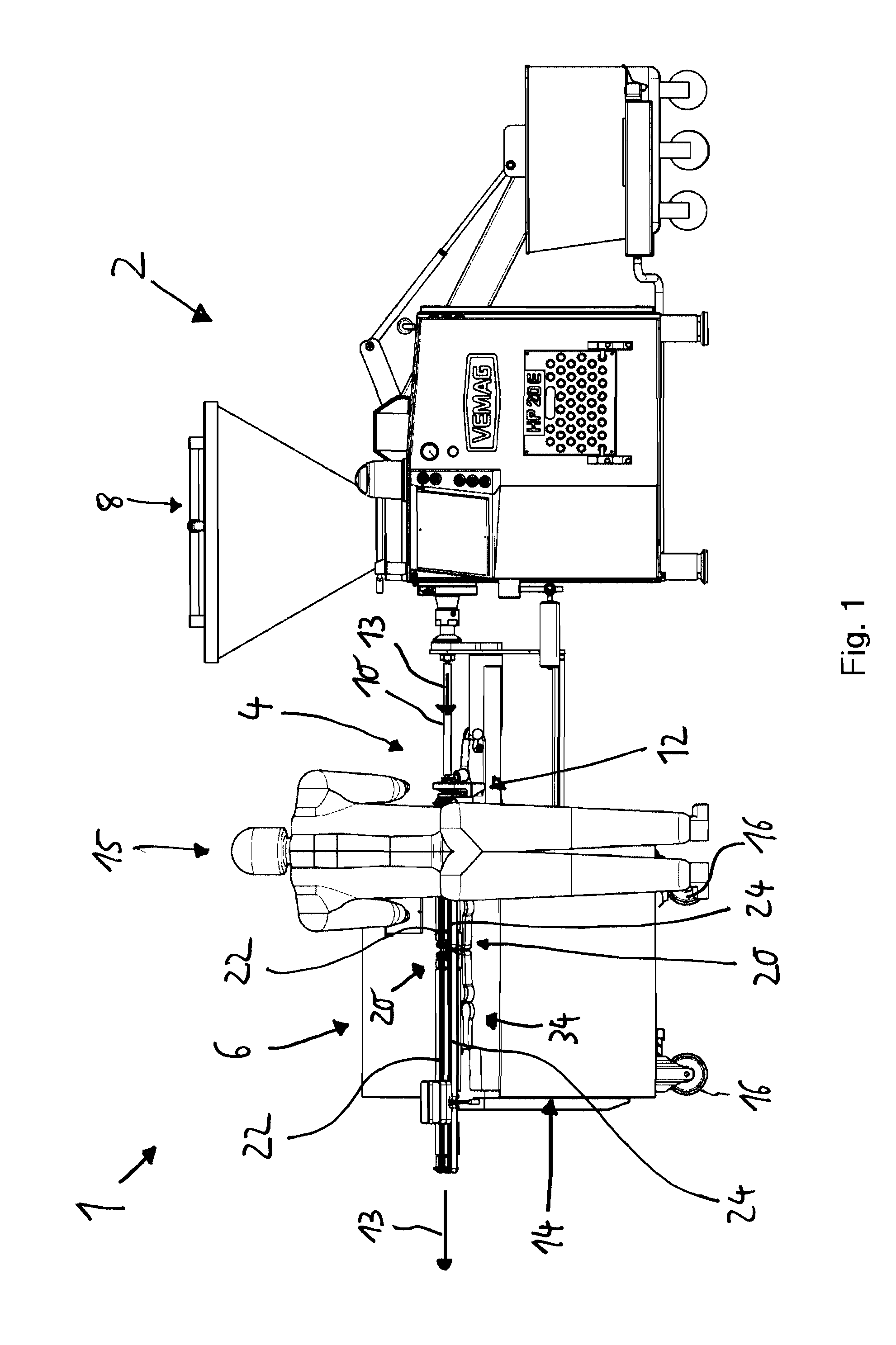 Portioning and/or transport device for portioning and/or transporting elongated sausage or other food products