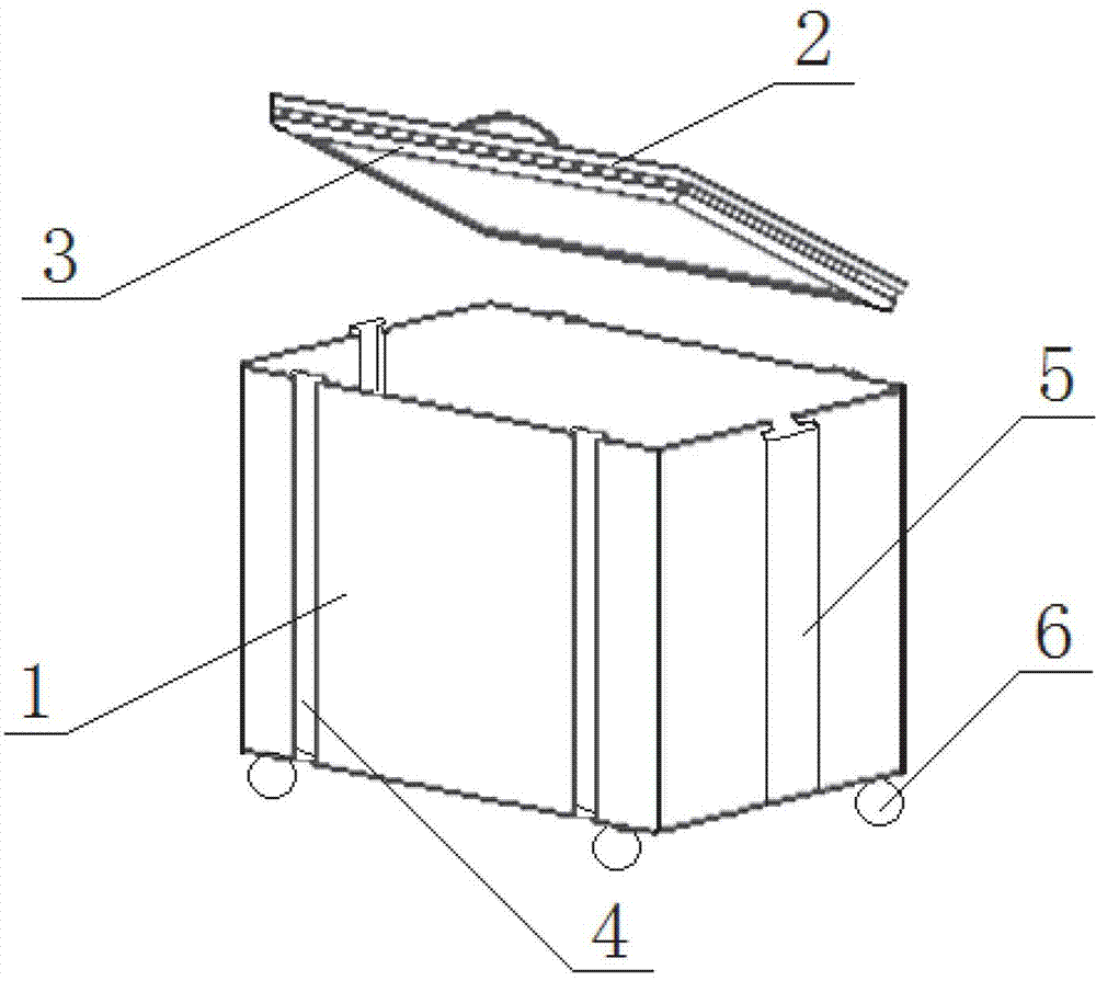 Storage device for car trunk