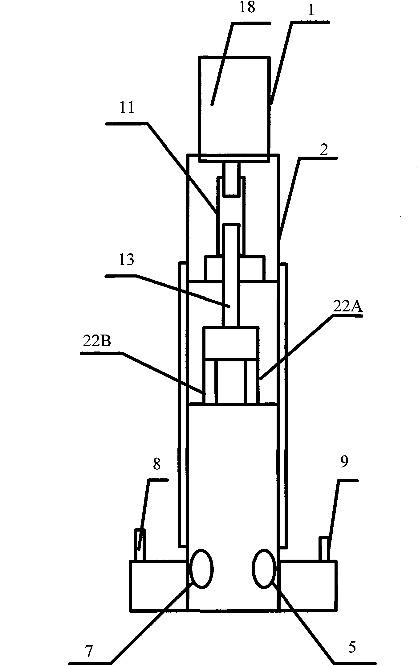 Two-component metering valve