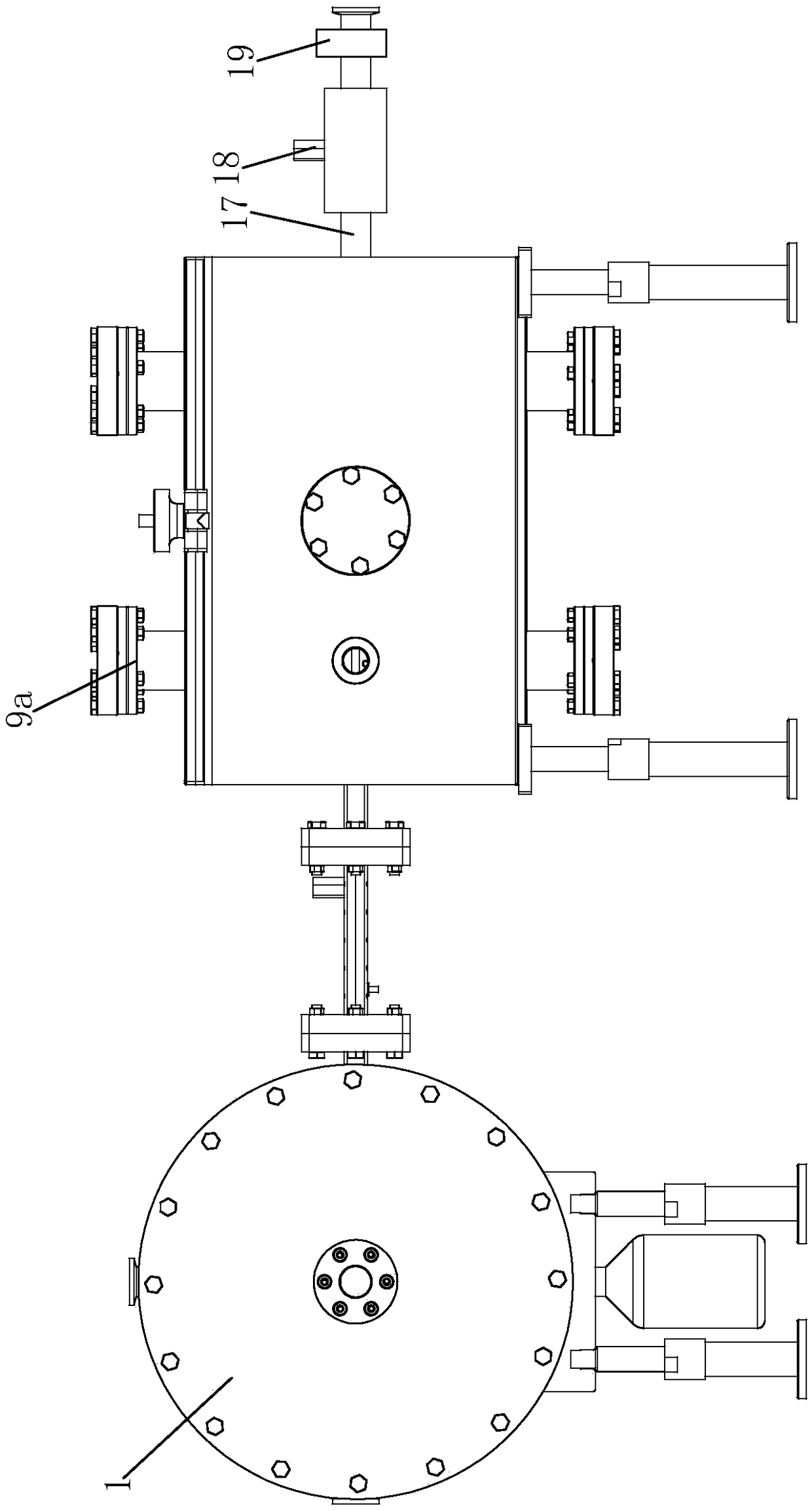 Atomization assisted CVD film deposition device