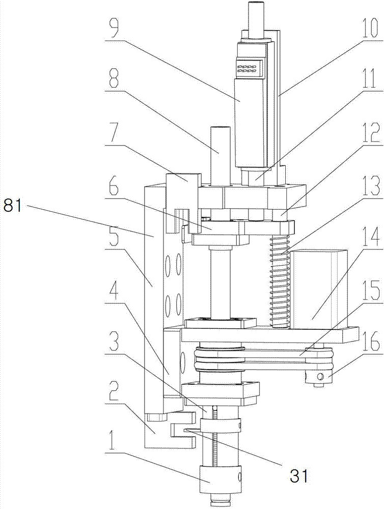 Module type high-speed mounting head for chip mounter