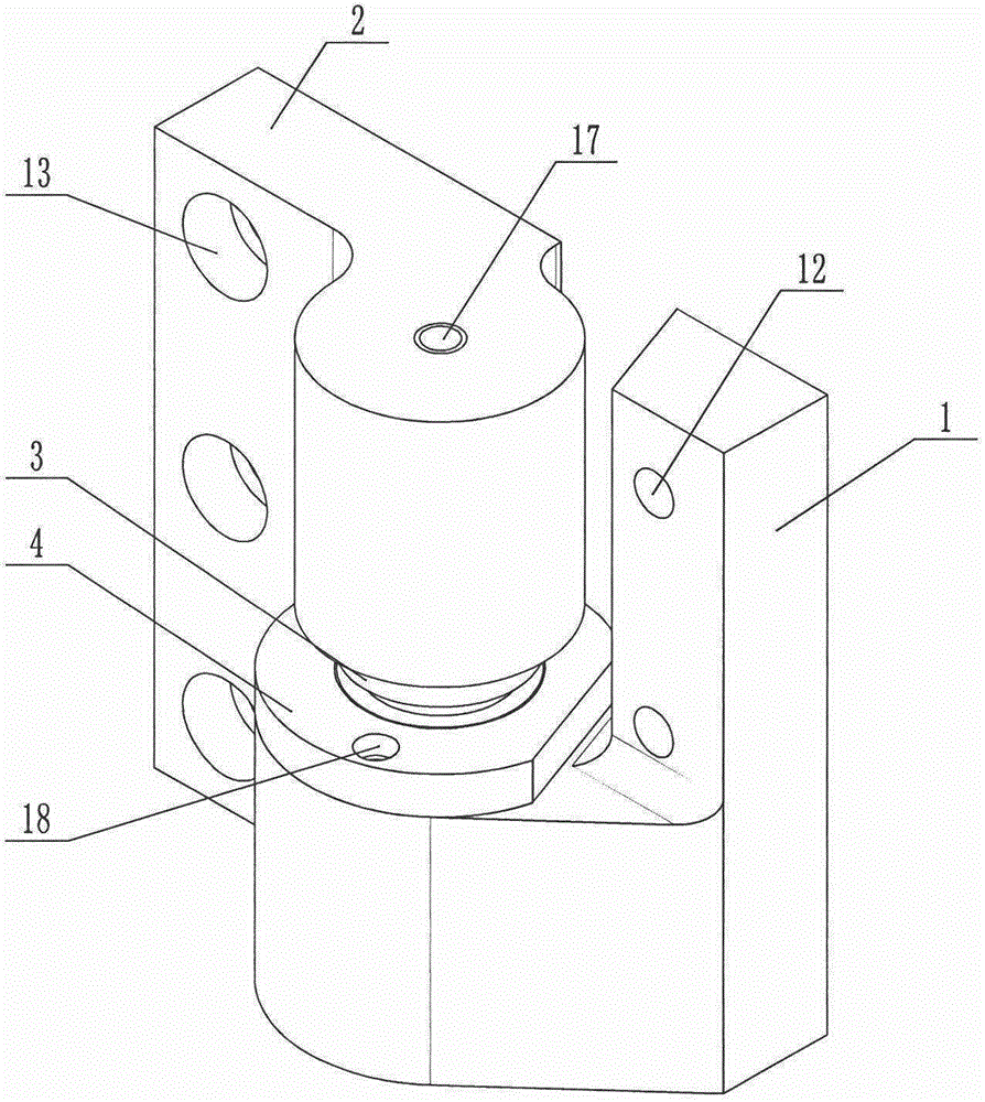 Hinge for blast-resistant door