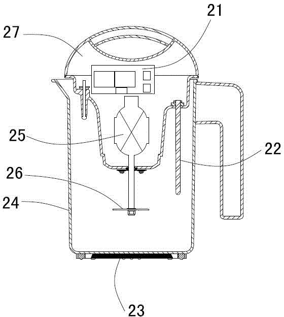 Nutritional and safe pulping method of soybean milk machine