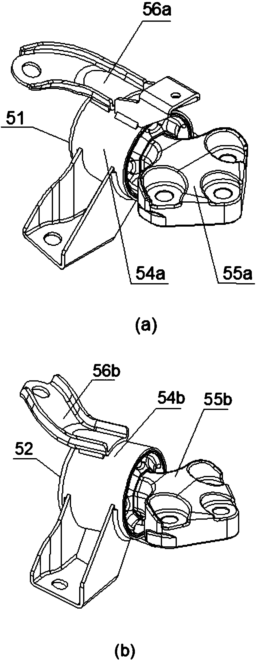 Installing system for electric vehicle power assemblies and electric vehicle