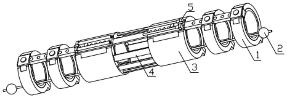 A protective device for limbs after orthopedic surgery