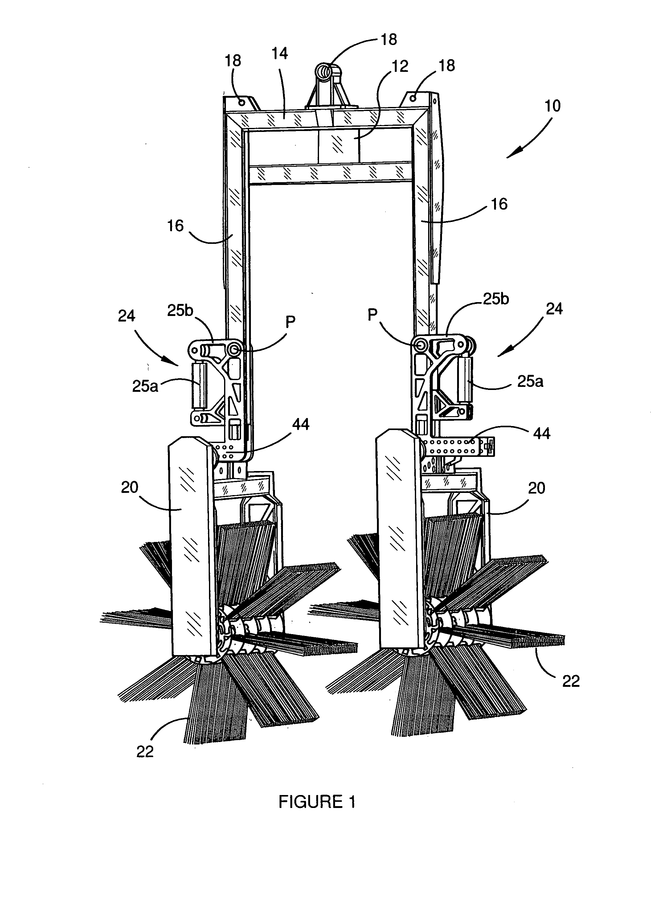 Machine for managing shoots of vines