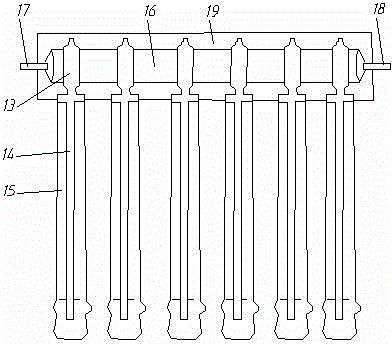 Solar-assisted air source heat pump multi-family hot water supply system