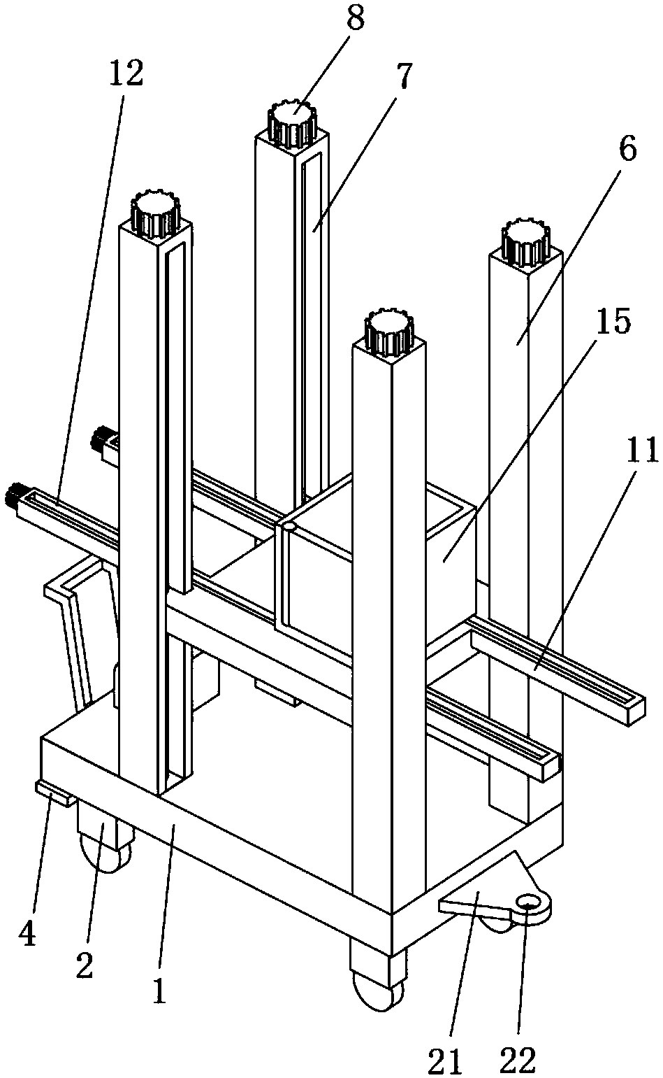 Installation and maintenance operation platform for substation device