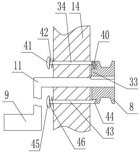 Simple and detachable electric power hoisting tool