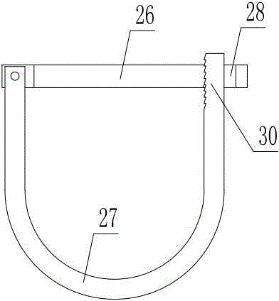 Simple and detachable electric power hoisting tool