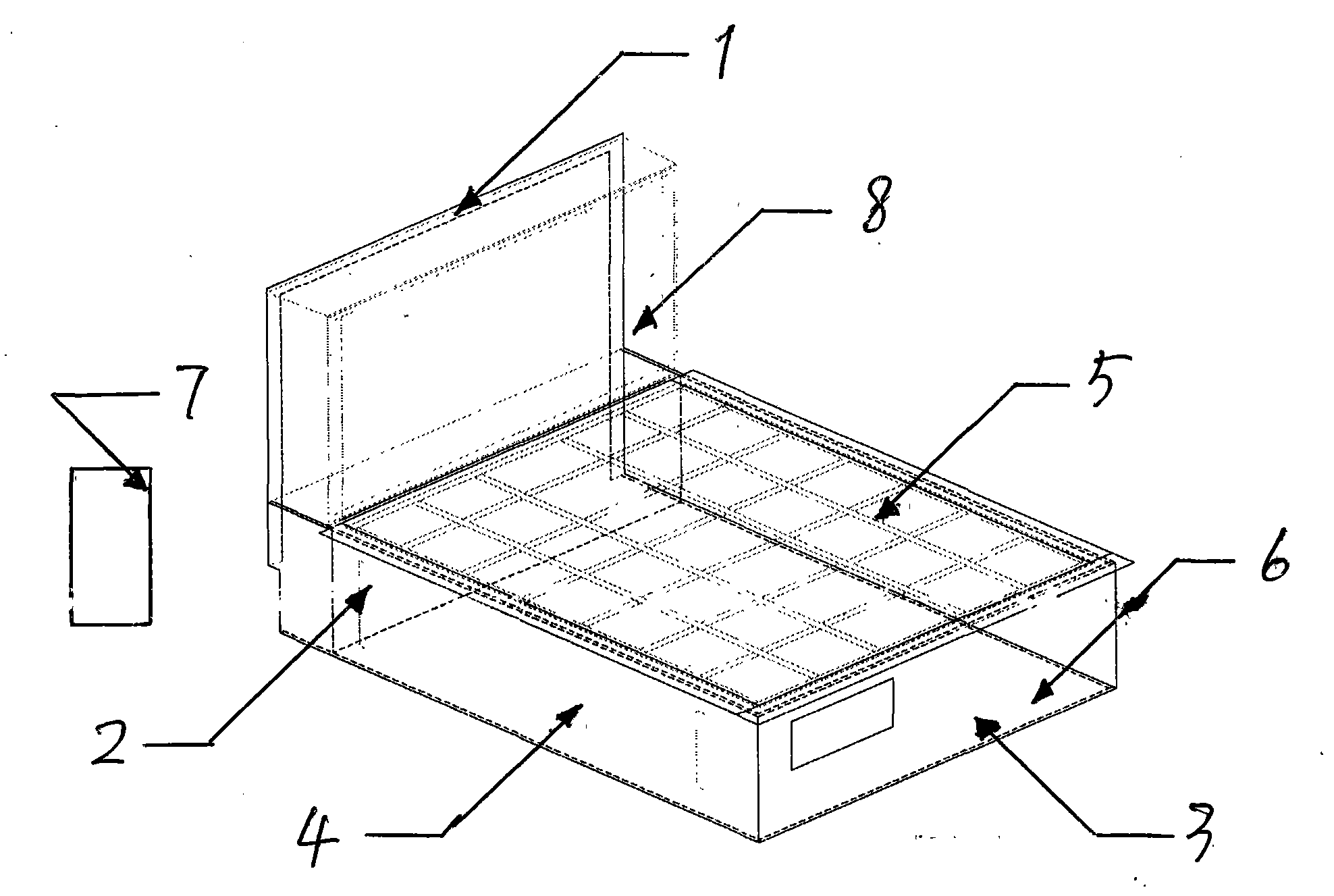 Anti-earthquake escape bed