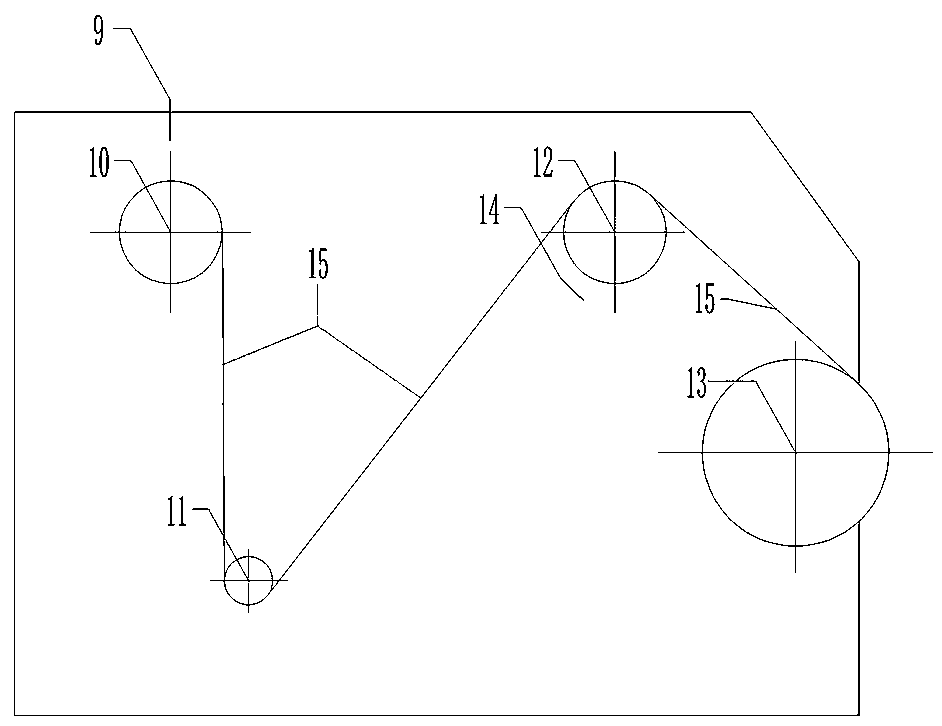 Unwinding mechanism for reel rewinding equipment and application thereof