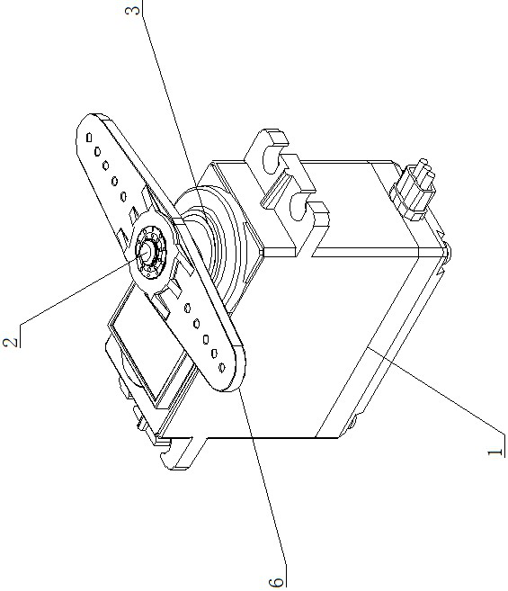 Steering engine device for robot