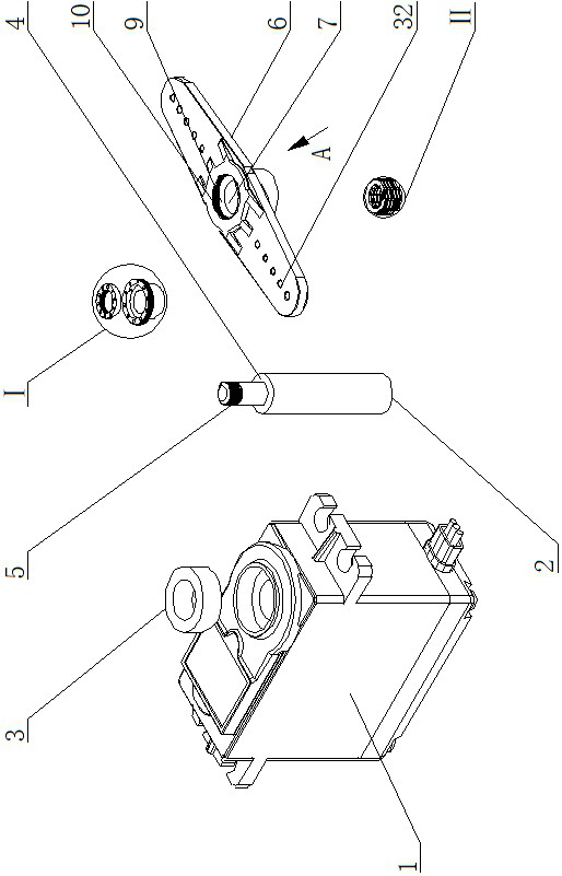 Steering engine device for robot